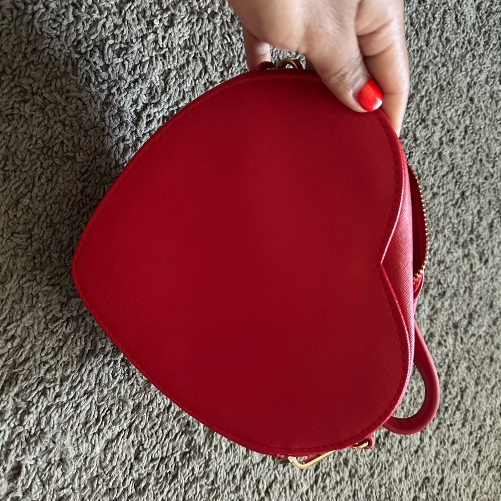 Forever 21 Red Mini Heart Bag